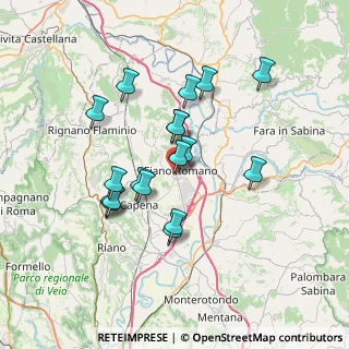 Mappa Via di Penna Calda, 00065 Fiano Romano RM, Italia (6.55722)