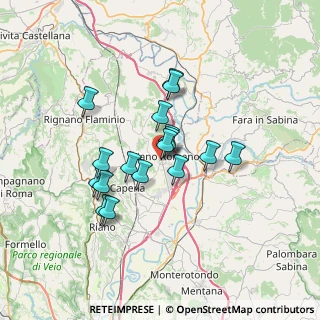 Mappa Via di Penna Calda, 00065 Fiano Romano RM, Italia (5.77235)