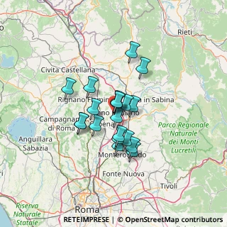 Mappa Via di Penna Calda, 00065 Fiano Romano RM, Italia (9.788)
