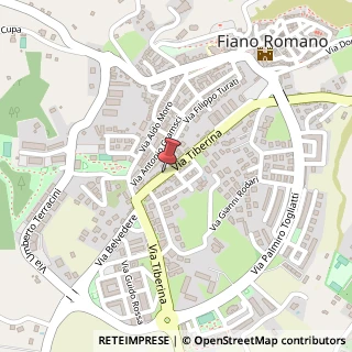 Mappa Via Tiberina, 86, 00055 Fiano Romano, Roma (Lazio)