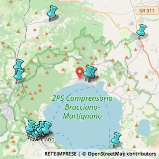 Mappa Via di Mezzo Superiore, 00069 Trevignano Romano RM, Italia (6.9805)
