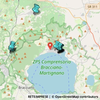Mappa Via di Mezzo Superiore, 00069 Trevignano Romano RM, Italia (4.064)