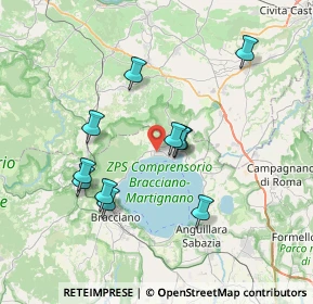 Mappa Via di Mezzo Superiore, 00069 Trevignano Romano RM, Italia (7.06273)