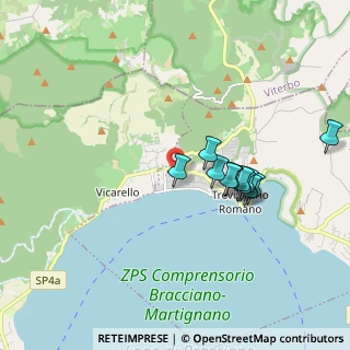 Mappa Via di Mezzo Superiore, 00069 Trevignano Romano RM, Italia (1.66)