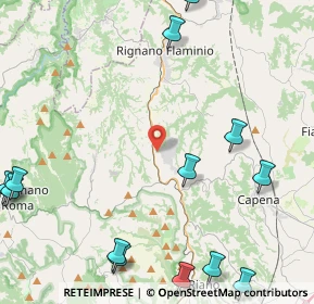 Mappa Via Flaminia KM 33.900, 00060 Rignano Flaminio RM, Italia (7.567)