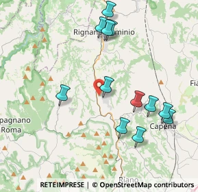 Mappa 00060 Rignano Flaminio RM, Italia (4.35583)
