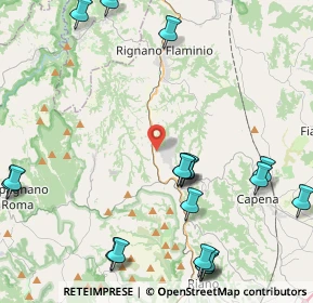 Mappa Via Flaminia KM 33.900, 00060 Rignano Flaminio RM, Italia (6.021)