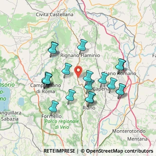 Mappa Via Flaminia KM 33.900, 00060 Rignano Flaminio RM, Italia (7.498)