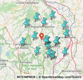 Mappa 00060 Rignano Flaminio RM, Italia (6.85278)