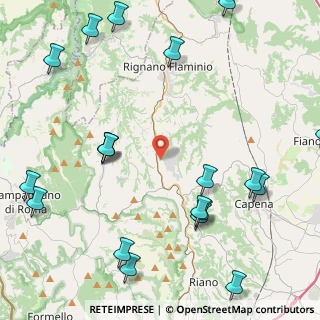 Mappa Via Flaminia KM 33.900, 00060 Rignano Flaminio RM, Italia (6.139)