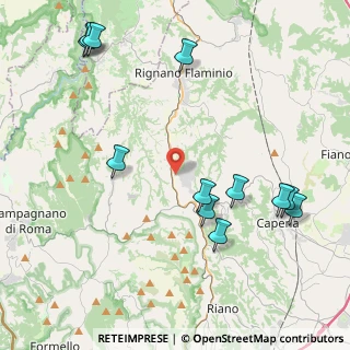 Mappa Via Flaminia KM 33.900, 00060 Rignano Flaminio RM, Italia (5.24417)