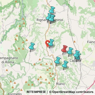 Mappa Via Flaminia KM 33.900, 00060 Rignano Flaminio RM, Italia (4.35583)
