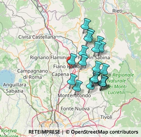 Mappa Via dello Sport, 00065 Fiano Romano RM, Italia (12.532)