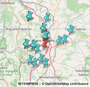 Mappa Via dello Sport, 00065 Fiano Romano RM, Italia (6.4235)