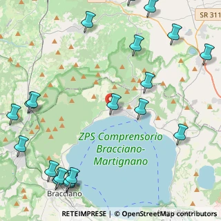Mappa Via di Prato Lungo, 00069 Trevignano Romano RM, Italia (6.6325)