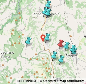 Mappa Via Flaminia km 33, 00068 Rignano Flaminio RM, Italia (4.42333)