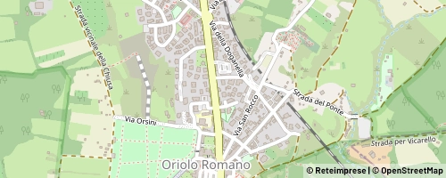 Mappa Oriolo Romano