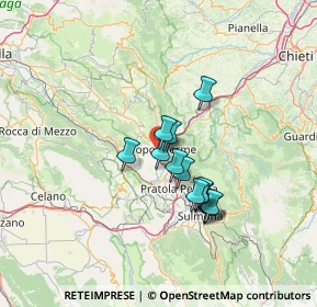 Mappa Riserva Naturale Sorgenti del Pescara, 65026 Popoli PE, Italia (10.49923)