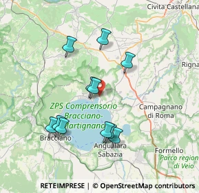 Mappa Via settevene palo est, 00069 Trevignano Romano RM, Italia (7.26182)