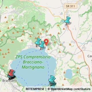 Mappa Via settevene palo est, 00069 Trevignano Romano RM, Italia (8.0675)