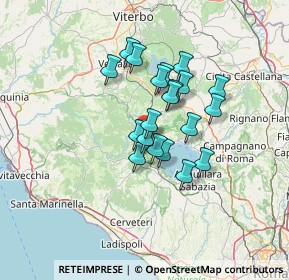 Mappa Via Europa, 01010 Oriolo Romano VT, Italia (10.491)