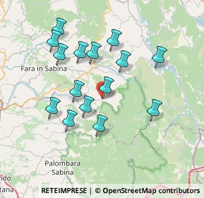 Mappa Via Umberto I, 02038 Scandriglia RI, Italia (7.214)