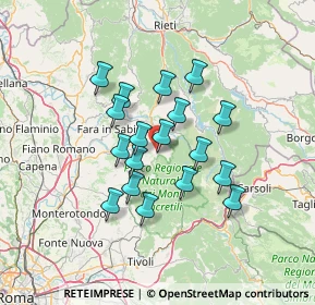 Mappa Via Umberto I, 02038 Scandriglia RI, Italia (11.415)