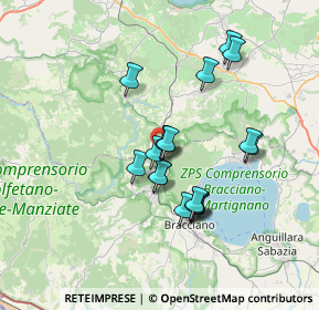 Mappa 01010 Oriolo Romano VT, Italia (6.04944)