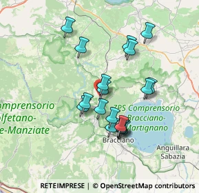 Mappa 01010 Oriolo Romano VT, Italia (6.46444)