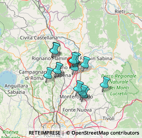 Mappa Via Vittorio Bachelet, 00065 Fiano Romano RM, Italia (9.37846)