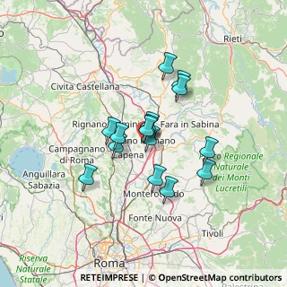 Mappa Via Vittorio Bachelet, 00065 Fiano Romano RM, Italia (10.39467)