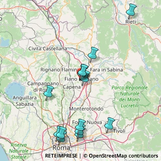Mappa Via Vittorio Bachelet, 00065 Fiano Romano RM, Italia (18.69286)