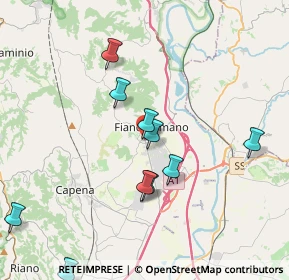 Mappa Via Vittorio Bachelet, 00065 Fiano Romano RM, Italia (4.67727)