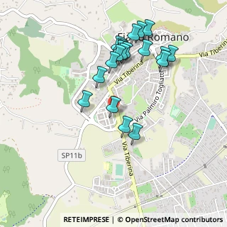Mappa Via Vittorio Bachelet, 00065 Fiano Romano RM, Italia (0.499)