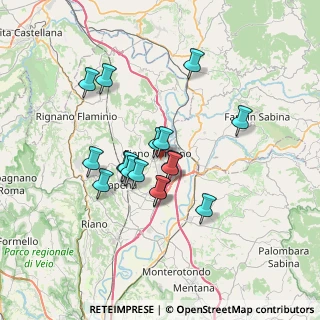 Mappa Via Campo Maro, 00065 Fiano Romano RM, Italia (5.73235)