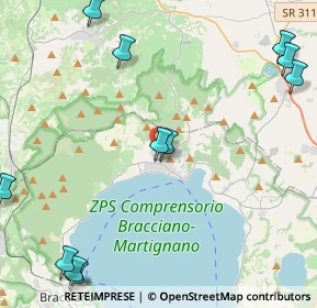 Mappa Via Cipollini, 00069 Trevignano Romano RM, Italia (6.61615)