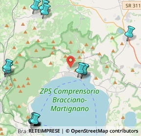Mappa Via Cipollini, 00069 Trevignano Romano RM, Italia (6.947)