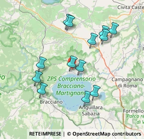 Mappa Via Cipollini, 00069 Trevignano Romano RM, Italia (7.76231)