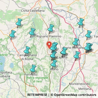 Mappa Via dell'Orsa Maggiore, 00068 Rignano Flaminio RM, Italia (9.204)