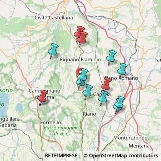 Mappa Via dell'Orsa Maggiore, 00068 Rignano Flaminio RM, Italia (7.46429)