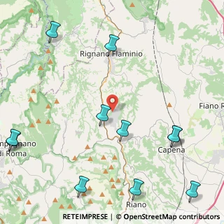 Mappa Via dell'Orsa Maggiore, 00068 Rignano Flaminio RM, Italia (6.34)