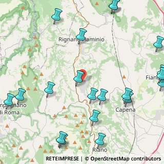 Mappa Via dell'Orsa Maggiore, 00068 Rignano Flaminio RM, Italia (6.4155)