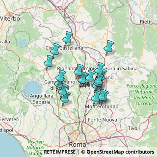 Mappa Via delle Magnolie, 00068 Rignano Flaminio RM, Italia (11.0405)