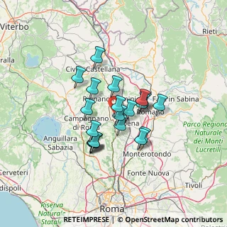 Mappa Via delle Magnolie, 00068 Rignano Flaminio RM, Italia (10.4725)