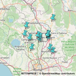 Mappa Via delle Magnolie, 00068 Rignano Flaminio RM, Italia (10.79786)