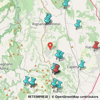 Mappa Via delle Magnolie, 00068 Rignano Flaminio RM, Italia (5.719)