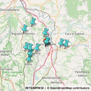 Mappa Via Pietro Nenni, 00065 Fiano Romano RM, Italia (5.85308)