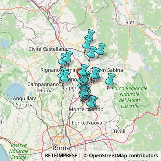 Mappa Via Pietro Nenni, 00065 Fiano Romano RM, Italia (9.011)