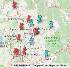 Mappa Via Pablo Neruda, 02032 Fara in Sabina RI, Italia (14.8725)
