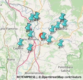 Mappa Via Pablo Neruda, 02032 Fara in Sabina RI, Italia (6.97563)